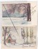 Delcampe - Lot De 20 Cartes Bonne Année;Paysages,villages  Sous La Neige Fleurs,pont,étang,oiseaux,enfant,calèche.... - Nouvel An