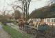 Weaver`s House From Vesterlunde. Horse Cart.  The Funen Village Denmark.   # 07107 - Museum