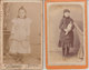 Lot 8 Photos Jeux D'enfants Poupée Carabine Fouet Cerceau Badminton Format CDV Be Dos Scannés éditeurs Divers - Albums & Collections