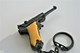 Vintage TOY GUN : LUGER P08 - L=4,5cm - Keychain 1960s - Keywords : Cap - Cork Gun - Rifle - Revolver - Pistol - Tin - Decorative Weapons