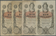 00131 Austria / Österreich: Privilegirte Oesterreichische National-Bank Set With 4 Banknotes 1 Gulden 1858, P.A84 In Dif - Austria