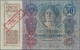 00178 Austria / Österreich: Pair With 50 And 100 Kronen 1914 And 1912 With Additional Stamp "Ausgegeben Nach Dem 04. Okt - Austria