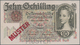 Delcampe - 00200 Austria / Österreich: Rare High Value Set Of 20 Specimen Banknotes From Austria Containing The Following Notes: 50 - Austria