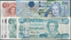 00235 Bahamas: Set Of 20 Notes Containing 50 Cents L.1968 (UNC), 1 Dollar L.1974 (aUNC), 50 Cents L.1965 (UNC), 3 Dollar - Bahamas