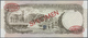 00245 Barbados: 10 Dollars ND (1973) Specimen P. 33s With Red "Specimen" Overprint In Center On Front And Back, Specimen - Barbados