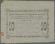 00260 Belarus: Igumen City Public Bank 10 Rubles 1918, P.NL (Istomin 303), Traces Of Tape On Back, Tiny Missing Part At - Belarus