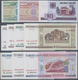 00263 Belarus: Original Folder Of The Belarus State Bank Commemorating The Millennium With 10 Banknotes 1 - 10.000 Ruble - Belarus