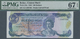 00292 Belize: 100 Dollars 1983, P.50a, Highly Rare Note In Perfect Condition, PMG Graded 67 Superb Gem Unc - Belize