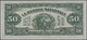 00486 Canada: 50 Dollars / 50 Piastres 1922 Specimen P. S874s Issued By "La Banque Nationale" With Two "Specimen" Perfor - Canada