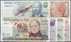 00545 Chile: Set Of 6 Specimen Notes Containing 500 Pesos 1999, 1000 Pesos 1999, 5000 Pesos 1993, 10.000 Pesos 1998, 200 - Chile