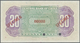 00551 China: Set Of 2 Notes Central Bank Of China Containing 10 And 20 Cents ND P. 193s, 194s Specimen, Both In Conditio - China