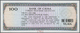 00555 China: 100 Yuan ND Foreign Exchange Certificate Specimen P. FX7s, In Condition: UNC. - Cina