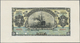 00684 Ecuador: Seperate Front And Back Proof Prints Of 2 Sucres 1901 P. S152, Mounted On Card With Zero Serial Numbers, - Ecuador