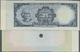 00707 El Salvador: Set Of 2 Proof Notes 25 Colones 1970 And 100 Colones ND (uniface Print) P. 113p, 132p With Large Bord - El Salvador