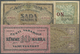 00725 Estonia / Estland: Set With 4 Banknotes Series 1922/23 With 10, 25, 100 Marka And 1 Kroon Ovpt. On 100 Marka (P:53 - Estonia