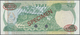 00780 Fiji: 2 Dollars ND Specimen P. 82s With Red "Specimen" Overprint In Center, 2 Oval De La Rue Seals And 2 Cancellat - Fiji