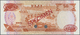 00781 Fiji: 5 Dollars ND Specimen P. 83s With Red "Specimen" Overprint In Center On Front And Back, 2 Oval De La Rue Sea - Fiji