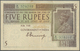 01063 India / Indien: 5 Rupees ND P. 4a KGV Portrait, Very Strong Paper With Crispness, One Larger Pinhole At Left, Ligh - India