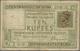 01065 India / Indien: 10 Rupees ND(1917-30) P. 6, Used With Stronger Folds, Hole At Upper Left, Light Stain In Paper, So - India