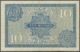 01069 India / Indien: 10 Rupees ND(1917-30) With Signature Taylor, P.7b, Very Nice Looking Note With A Few Folds, Staple - India