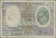 01076 India / Indien: 100 Rupees ND(1917-30) Sign. Taylor, BOMBAY Issue P. 10b, Used With Very Strong Horizontal And Ver - India