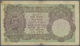 01088 India / Indien: 5 Rupees ND P. 15b, Potrait KGV, Sign Kelly, Used With Several Folds And Creases, Light Stain In P - India