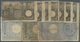 01258 Italy / Italien: Set Of 10 Notes Containgin 3x 10 Lire L.1888 P. 20 (2x VG, 1x F+) And 7x 5 Lire L.1904 P. 23 All - Other & Unclassified