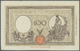 01262 Italy / Italien: 100 Lire 1942 P. 59 / Bi 370, One Light Center Fold, Pressed (even It Was Not Really Necessary To - Other & Unclassified