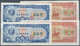 01352 Korea: Two Complete Sets With Running Serial Of P. 12-17 From 50 Chon To 100 Won 1959, So There Are 2 Notes Of Eac - Korea, South