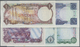 01363 Kuwait: Set Of 5 SPECIMEN Banknotes Containing 1/4, 1/2, 1, 5 And 10 Dinars L.1968 P. 6s-10s, Rare Set, All Notes - Kuwait