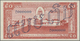 01368 Laos: 50 Kip ND(1957) Specimen P. 5s, With Zero Serial Numbers And Specimen Overprint On Both Sides, Unfolded But - Laos