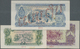 01369 Laos: Set Of 3 Specimen Notes Containing 1, 50 And 100 Kip ND P. A19s,A22s,A23s, With Foxing In Paper And Light Ha - Laos