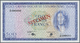01593 Luxembourg: 500 Francs ND P. 52A. This Banknote Was Planned As A Part Of The 1960s Series Of Banknotes For Luxembo - Luxembourg