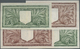 01658 Malta: Set With 4 Banknotes Containing 10 Shillings And 1 Pound L.1949 George VI P.21, 22 In AUNC/UNC And 10 Shill - Malta