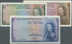 01659 Malta: Small Set With 3 Banknotes Series 1963 With 10 Shillings In AUNC With A Few Minor Creases In The Paper , 1 - Malta