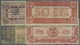 01724 Mexico: El Estado De Durango Set Of 5 Banknotes Containing 1 Peso 1914, 5 Pesos 1914, 25 Centavos ND, 50 Centavos - Mexico