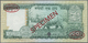01778 Nepal: 100 Rupees 1981 Specimen P. 34s, A Corner Fold, Condition: AUNC. - Nepal