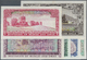 01923 Oman: Muscat & Oman Complete Set From 100 Baisa To 10 Rials ND P. 1-6, The 1/4, 5, 10 And 1 Rials In AUNC, The 5 A - Oman