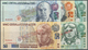 01969 Peru: Set Of 5 Specimen Notes Containing 10, 20, 50 And 100 Soles 1991 And 10 Soles 1995 Specimen, 2x AUNC And 3x - Peru