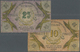 02298 Russia / Russland: North Caucasian S. S. R. Pair With 10 And 25 Rubles 1918, P.S447, 448 In Well Worn Condition Wi - Russia