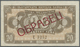 00434 Bulgaria / Bulgarien: Pair With 20 Leva 1950 SPECIMEN  With Some Pinholes And Vertical Fold (VF+) And 5 Leva 1974 - Bulgaria