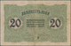 00380 Bulgaria / Bulgarien: Pair Of The 20 Gold Leva ND(1916), P.18, Both Notes Are In Used Condition With Yellowed Pape - Bulgaria