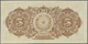 01950 Paraguay: 5 Pesos 1907 With Provisional Overstamp "Emision Del Estado 11 De Enero De 1912", P. 127, Light Dint At - Paraguay