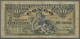 00264 Belgian Congo / Belgisch Kongo: Rare Note 10 Francs 1896 P. 1b, 2 Cancellation Holes, Used With Several Folds And - Unclassified