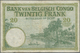 00266 Belgian Congo / Belgisch Kongo: 20 Francs 1937 P. 10f, Used With Several Folds And Creases In Paper, No Holes Or T - Unclassified