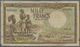 00274 Belgian Congo / Belgisch Kongo: Belgian Congo: 1000 Francs 1947, P.19b In Well Worn Condition With Many Folds And - Unclassified