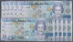 00521 Cayman Islands: Set Of 10 Consecuitve Replacement Notes Of 1 Dollar 1010 P. 38 From Serial Z/1 011068 To Z/1 01107 - Cayman Islands