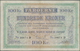 00742 Faeroe Islands / Färöer: 100 Kroner 1940 P. 12a, Rare Note, Used With Light Folds, No Holes Or Tears, No Repairs, - Faroe Islands