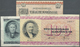 00744 Faeroe Islands / Färöer: Set With 3 Banknotes 10 Kronur ND(1954) P.14 (F), 50 Kronur 1967 P.17 (VF) And 100 Kronur - Faroe Islands