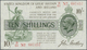 00910 Great Britain / Großbritannien: 10 Shillings "John Bradbury" 1918 P. 350, T20, Light Center Fold And Light Handlin - Other & Unclassified